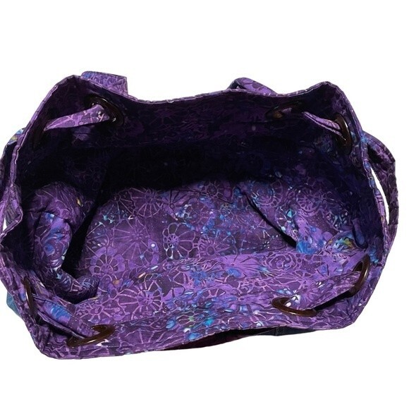 Homemade Denim Hobo Women's Handbag Purse - Picture 3 of 7